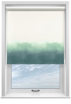 Bluebellgray Ombre, Teal - Twist&Fit Roller Blind